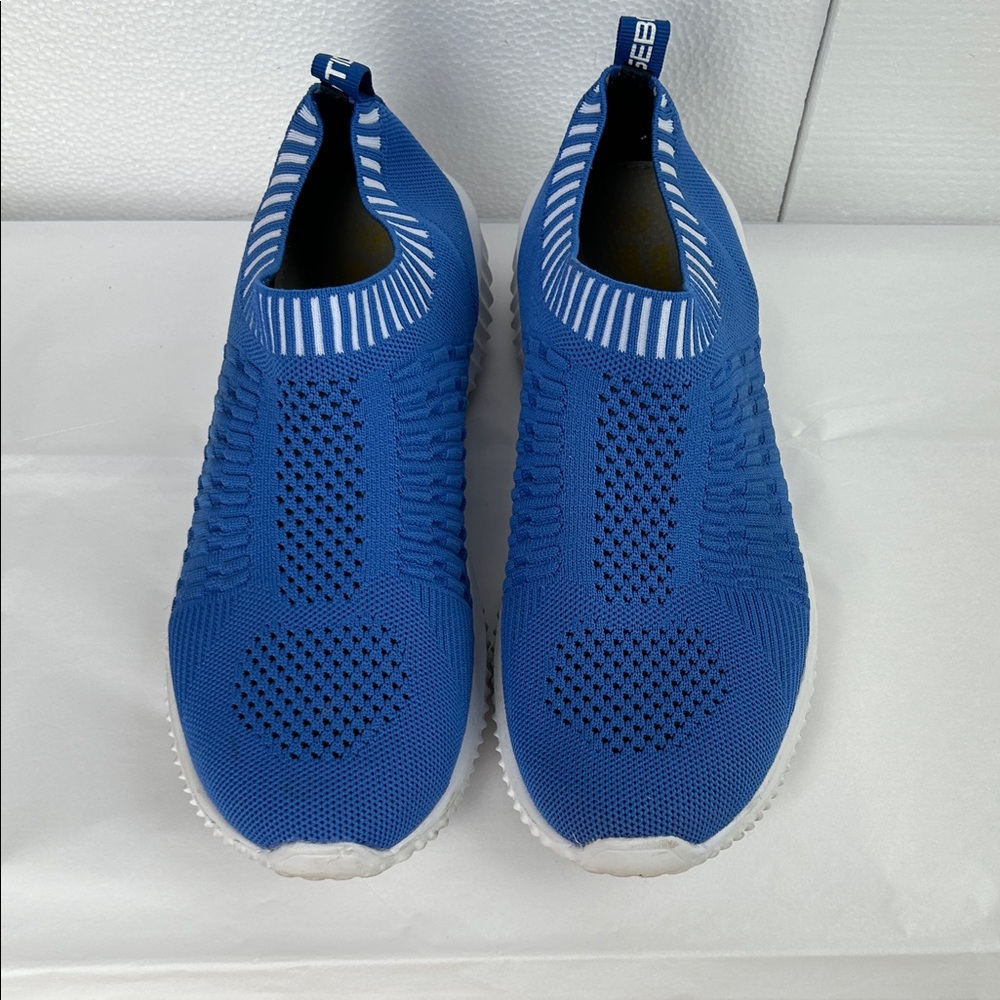 EUC TIOSEBON Blue Slip-On Walking Comfort Sneakers - Size 41 - Picture 5 of 6
